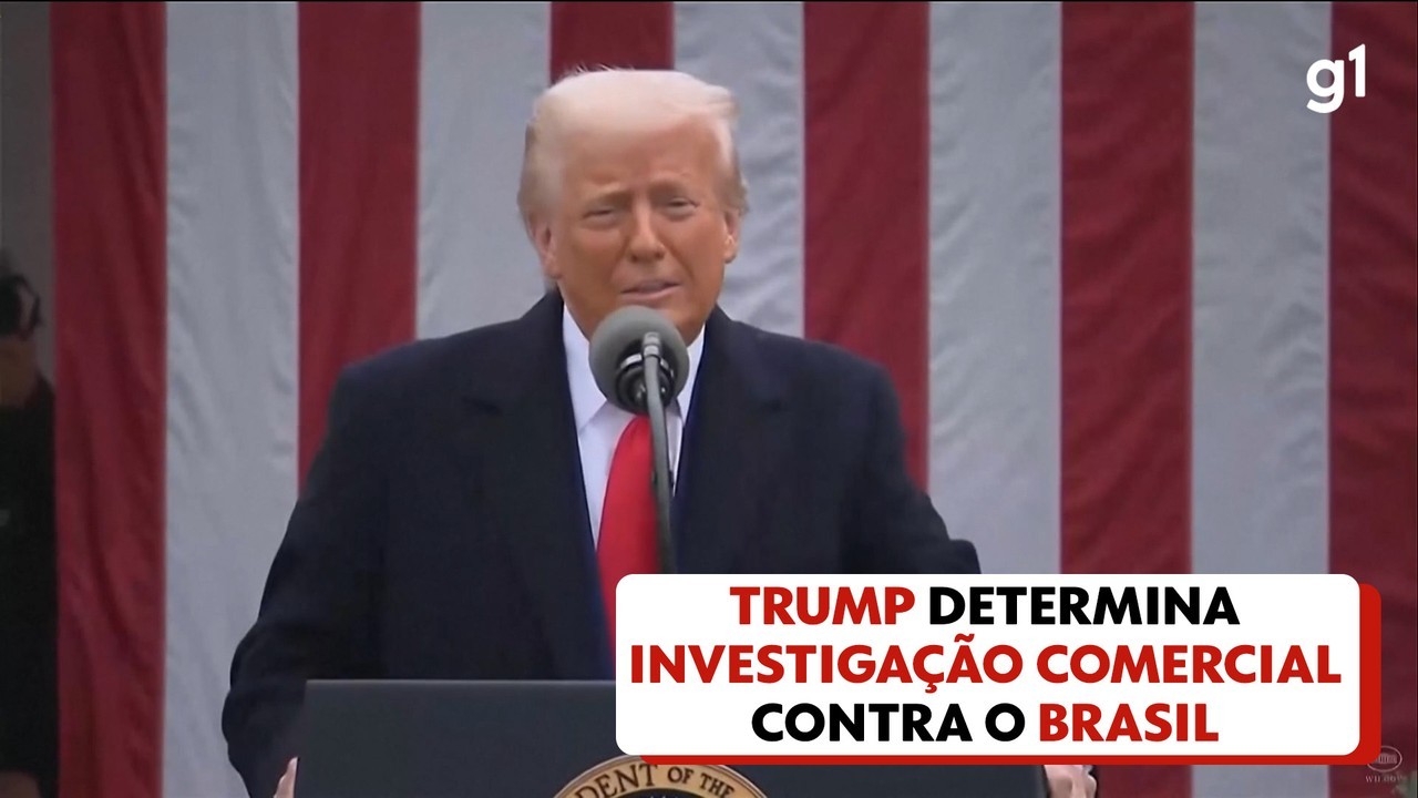 'Drástica', 'exaltada' e de cunho 'pessoal': como imprensa internacional repercutiu nova tarifa de Trump ao Brasil